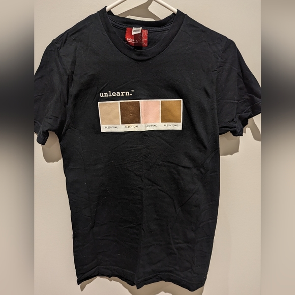 Unlearn "Fleshtone" black t-shirt - Picture 2 of 5